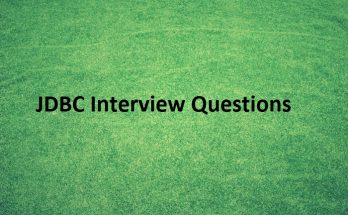 JDBC Interview Questions